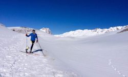 A CAMPO IMPERATORE ULTIMA CIASPOLATA DELLA STAGIONE