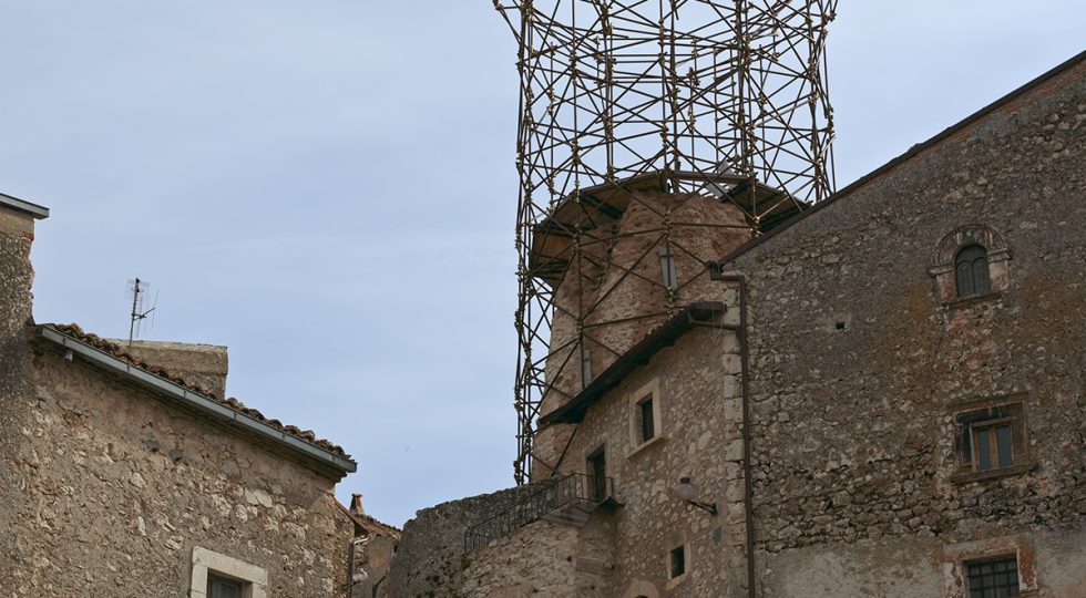 SANTO STEFANO DI SESSANIO, PARTE LA RICOSTRUZIONE DELLA TORRE