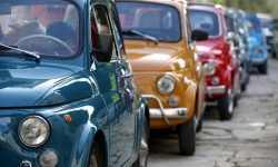 A ROSETO IL 15° RADUNO DELLE FIAT 500, TOUR MARE MONTI