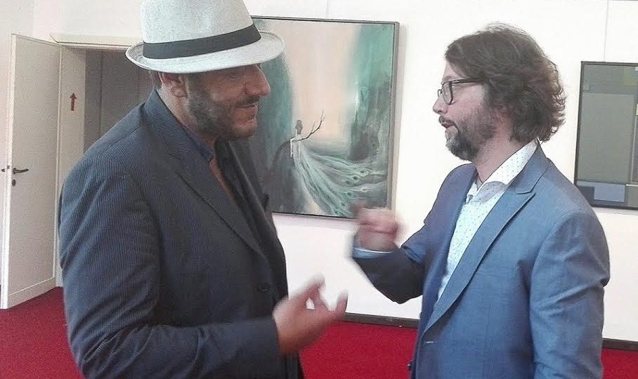 OPERA DI CICCOZZI ISPIRATA AD ABITO DI GOTTASTIA ESPOSTA A VENEZIA