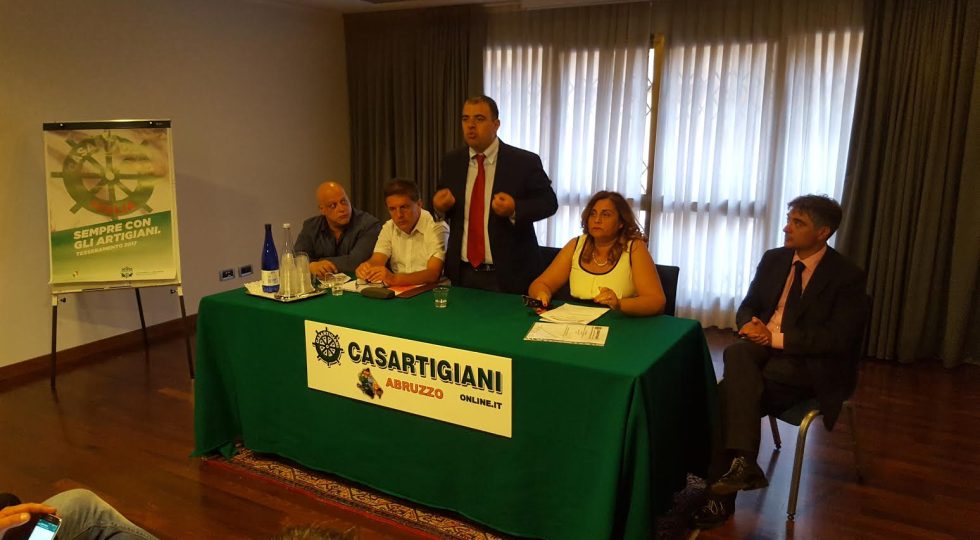 L’AQUILA: RINASCE CASARTIGIANI, SAGGESE PRESIDENTE E PLACIDI SEGRETARIO