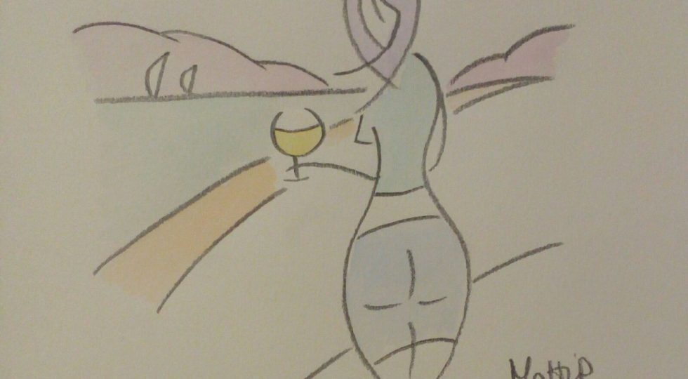 IL BICCHIERE PRIMA DELLA PARTENZA