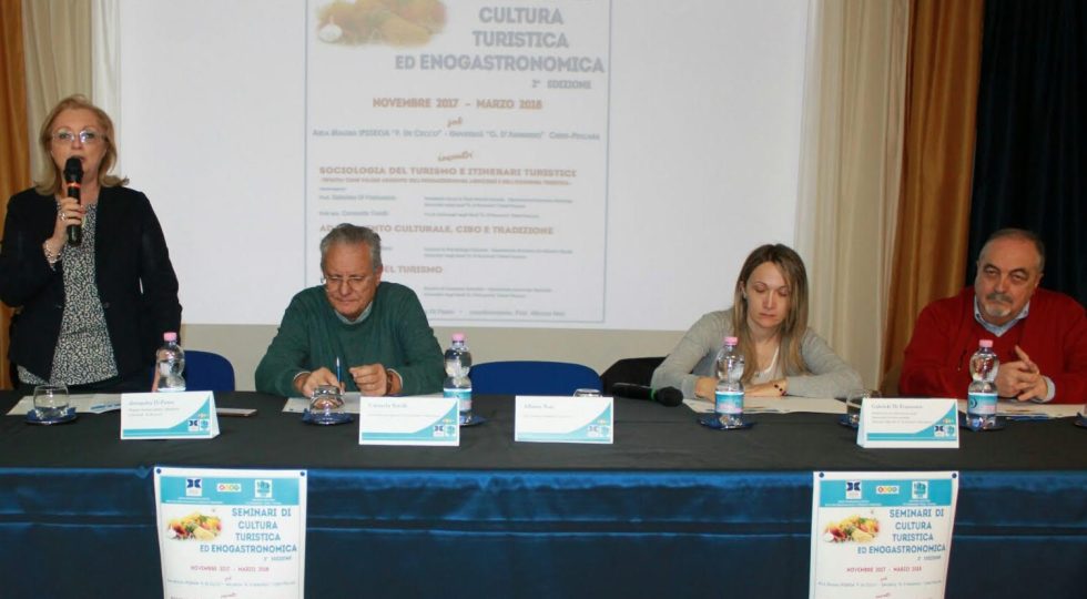 PESCARA, PRIMO SEMINARIO ALL’ALBERGHIERO SU SOCIOLOGIA DEL TURISMO E ITINERARI