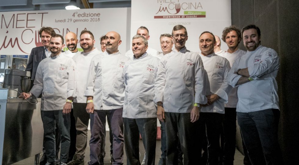 IN 600 A MEET IN CUCINA ABRUZZO CON I MIGLIORI CHEF, GIOVANI EMERGENTI E DUE OSPITI D’ECCEZIONE