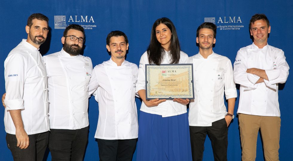 ORTONESE CRISTINA MENÈ MIGLIOR NEO PASTICCERE DELLA SCUOLA ALMA DI MARCHESI