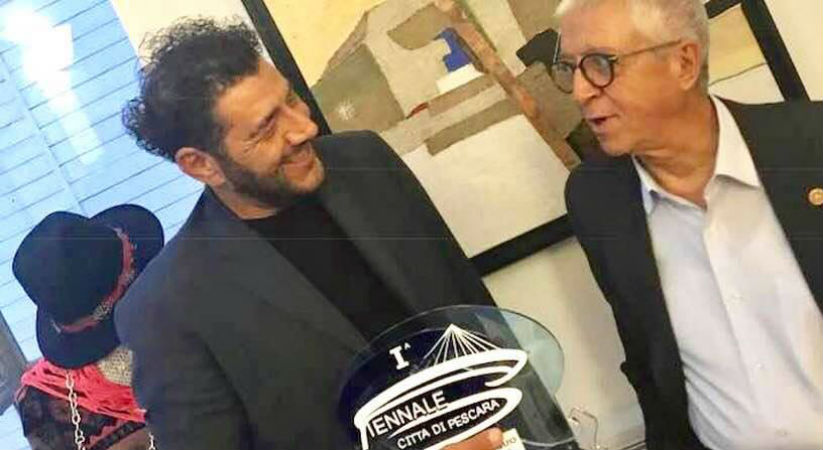 ARTE CONTEMPORANEA, GIANCARLO CICCOZZI PRIMEGGIA ALLA BIENNALE DI PESCARA