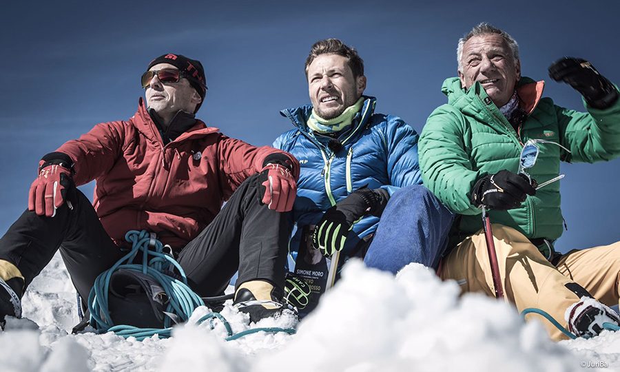 “LINEA BIANCA” SUL GRAN SASSO CON L’ACCOMPAGNATORE DI PAPA WOJTYLA