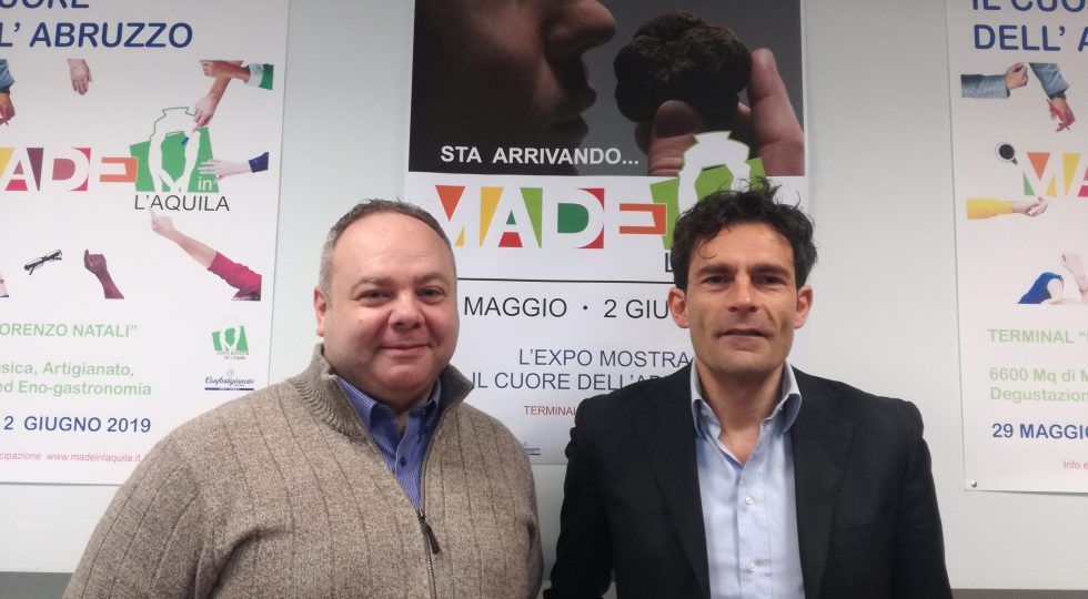 MADE IN L’AQUILA, IL PRIMO EXPO DEI PRODOTTI ENOGASTRONOMICI E ARTIGIANALI D’ABRUZZO