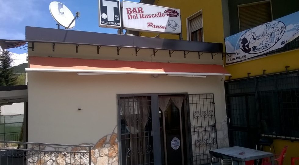 RIAPRE A CAMARDA LO STORICO BAR DEL RUSCELLO