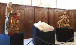 L’AQUILA, ALLE ANIME SANTE IN MOSTRA TRE GRUPPI SCULTOREI DELLA CHIESA DI SAN MARCO