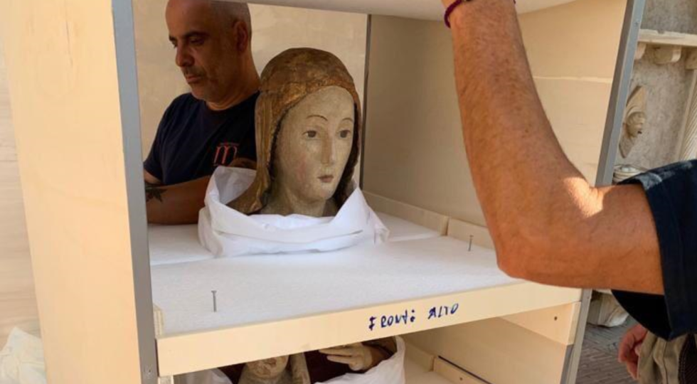 DOPO UN SECOLO LA MADONNA DEL LATTE DEL XIV SECOLO TORNA ALL’AQUILA