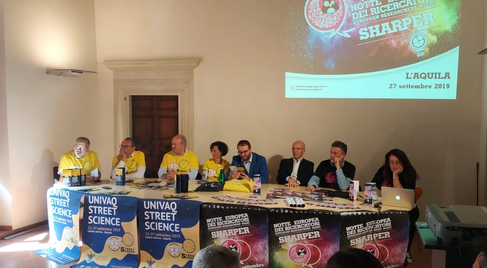 NOTTE EUROPEA DEI RICERCATORI, ALL’AQUILA TORNA “SHARPER” CON SPETTACOLI, LABORATORI E PERFORMANCE