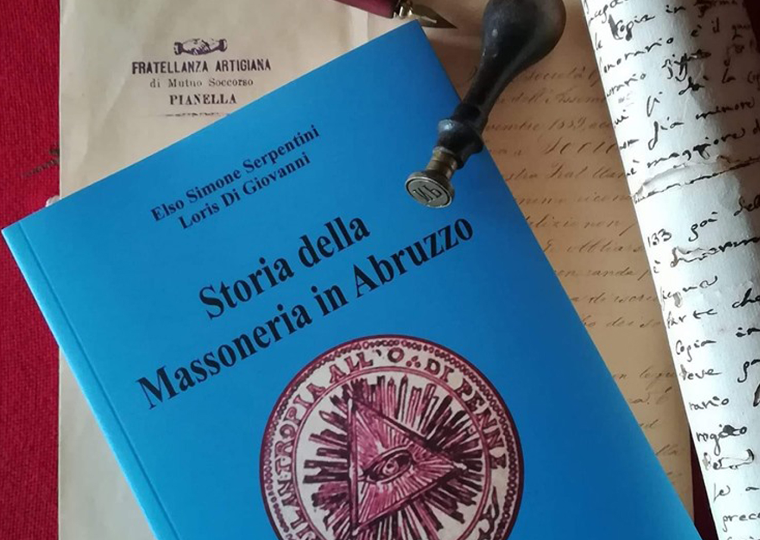 “STORIA DELLA MASSONERIA IN ABRUZZO”, IL LIBRO FA TAPPA A CASALINCONTRADA