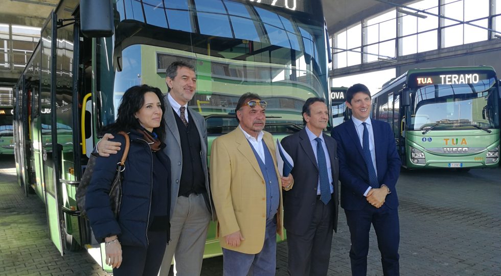 TUA, VENTI NUOVI AUTOBUS SMART SULLE STRADE ABRUZZESI