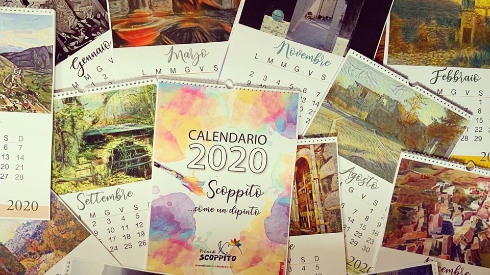 “SCOPPITO COME UN DIPINTO”, UN CALENDARIO RACCONTA LE BELLEZZE DEL PAESE