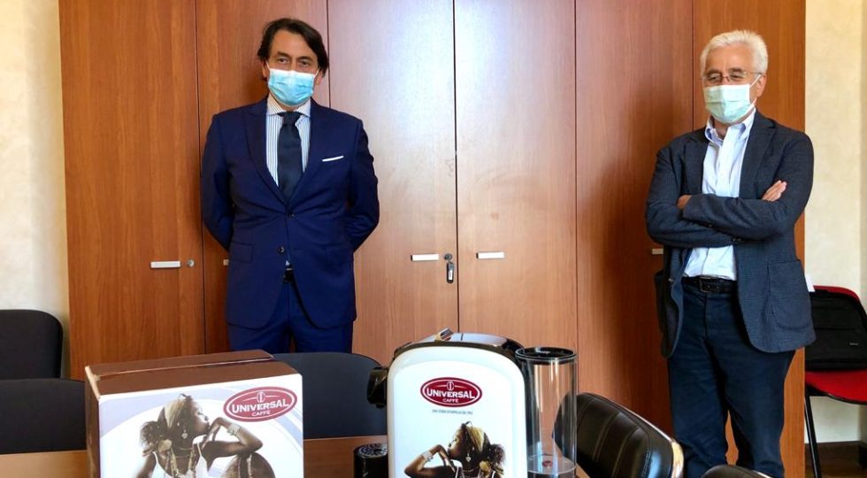 CORONAVIRUS, CAFFÈ E CAPSULE UNIVERSAL PER I REPARTI COVID DI PESCARA