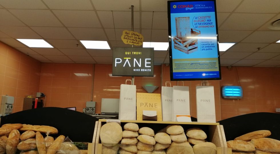 IL PANE DI NIKO ROMITO IN SPAZIO CONAD DI MEGALÒ DELLA FAMIGLIA PINGUE