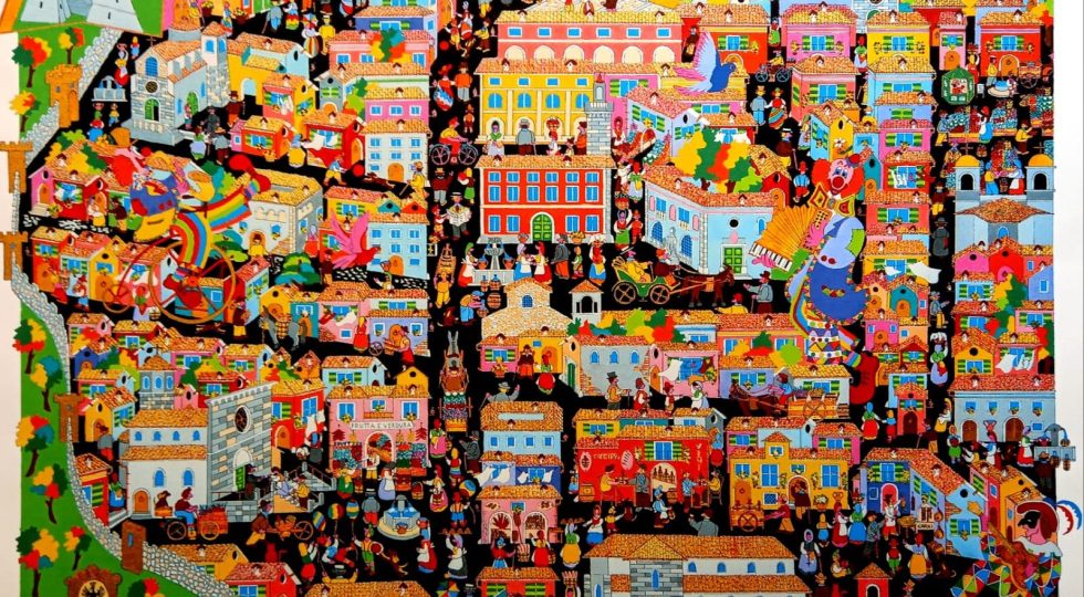 “L’AQUILA A COLORI”, NELLE OPERE DI MARCHIONE IL PASSATO DELLA CITTÀ PER I RAGAZZI DEL FUTURO