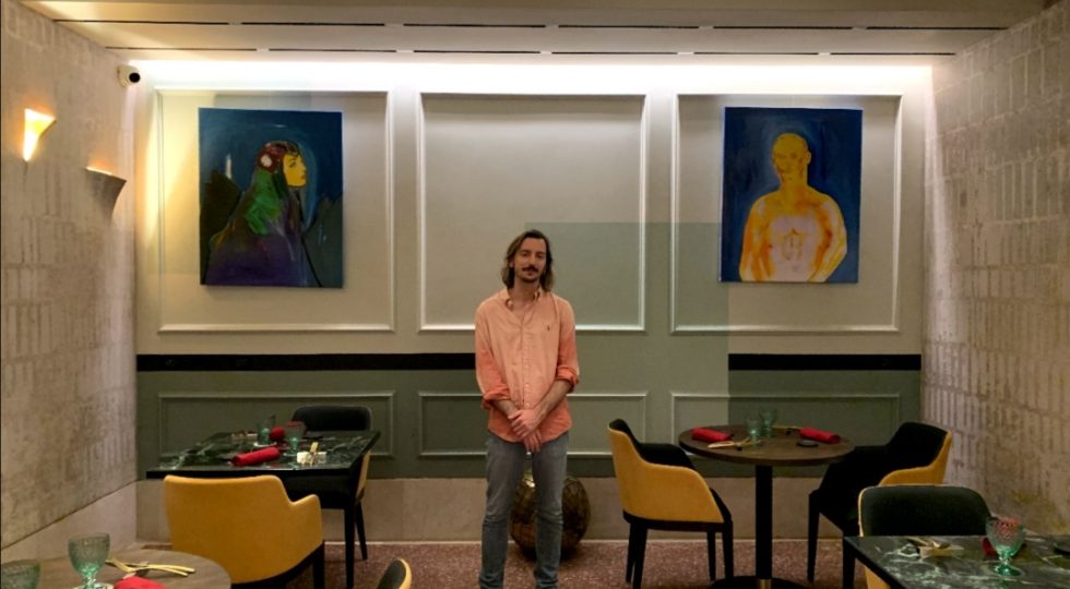 NEL NUOVO RISTORANTE DI BORGHESE A VENEZIA LE OPERE DELL’ARTISTA AQUILANO DAVIDE SERPETTI