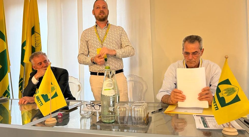 Coldiretti Pescara, il giovane cerealicoltore di Pianella Giuseppe Scorrano nuovo presidente