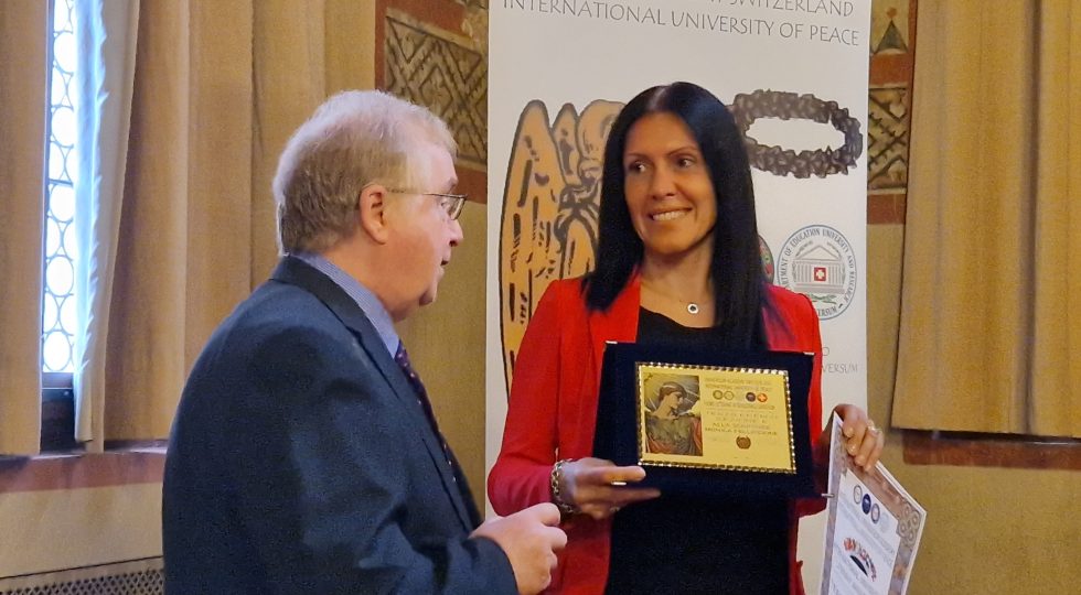A Monica Pelliccione riconoscimento internazionale dall’Universum Accademy Switzerland