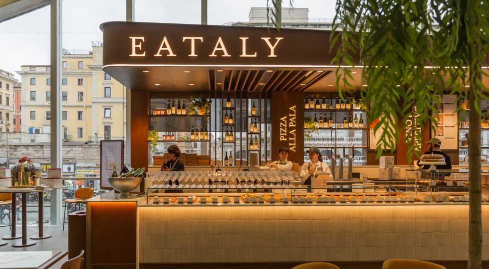 Eataly ha aperto all’interno della stazione ferroviaria Roma Termini