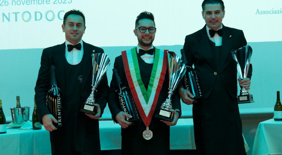 Premio Trentodoc dell’Ais, Cristian Maitan è il miglior sommelier d’Italia