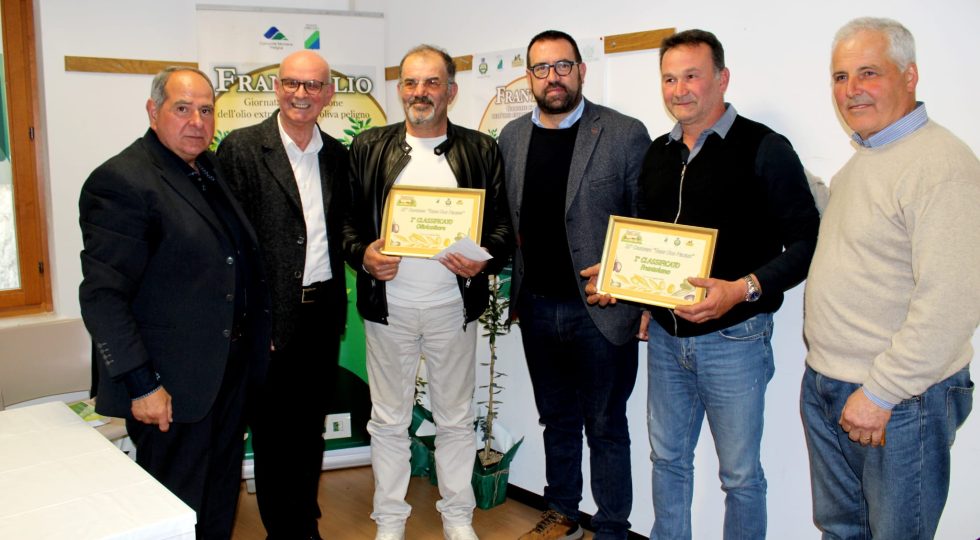 FrantOlio, è di Salvatore Arquilla di Raiano il miglior extravergine della Valle Peligna
