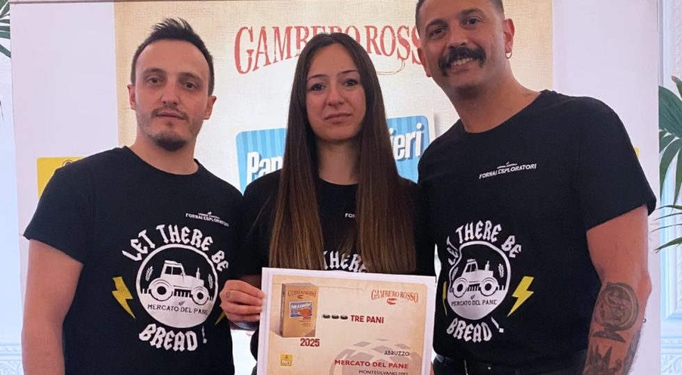 Mercato del Pane di Pescara (con filiera autosufficiente della Maiella) conferma i Tre Pani Gambero Rosso