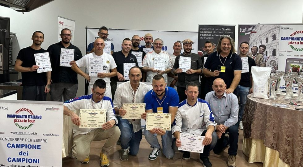 Campionato nazionale Pizza in Tour, nella tappa abruzzese incoronati i migliori maestri dell’arte bianca
