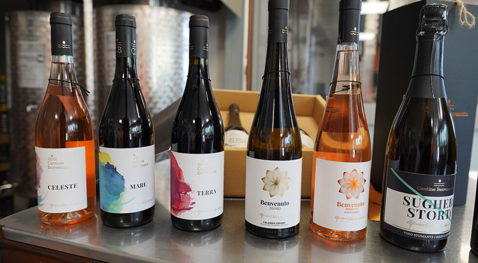 Cantine Benvenuto al Merano WineFestival Calabria con Mare, Zibibbo e Orange