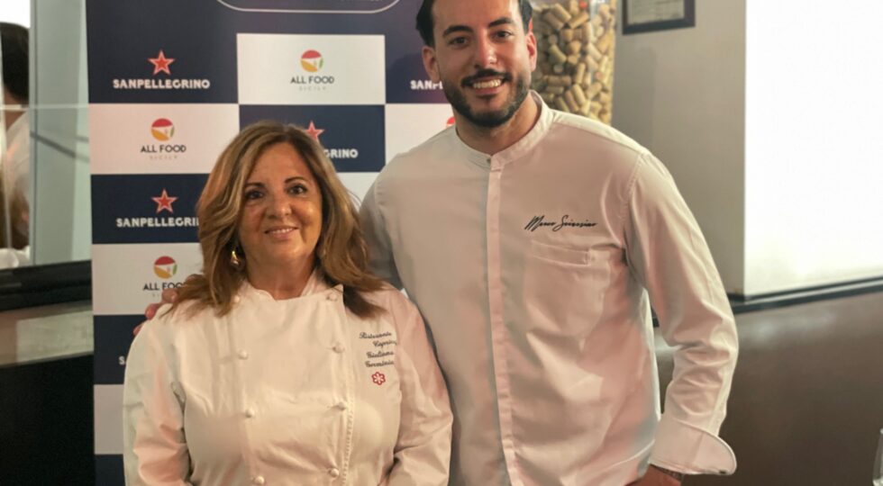 “The Sanpellegrino Table” fa tappa alla a Palermo con il pizzaiolo Marco Sciarrino e la chef Giuliana Germiniasi