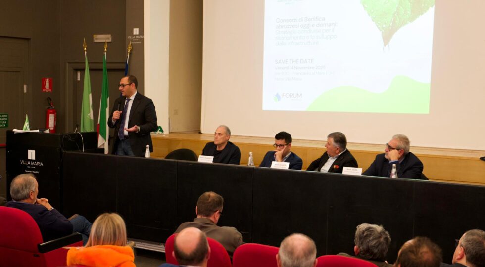 Infrastrutture idriche, dal Forum “Agricoltura & Acqua” un appello per un nuovo modello di governance abruzzese