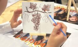 Bambini e ragazzi a scuola di enologia alle Cantine Paololeo